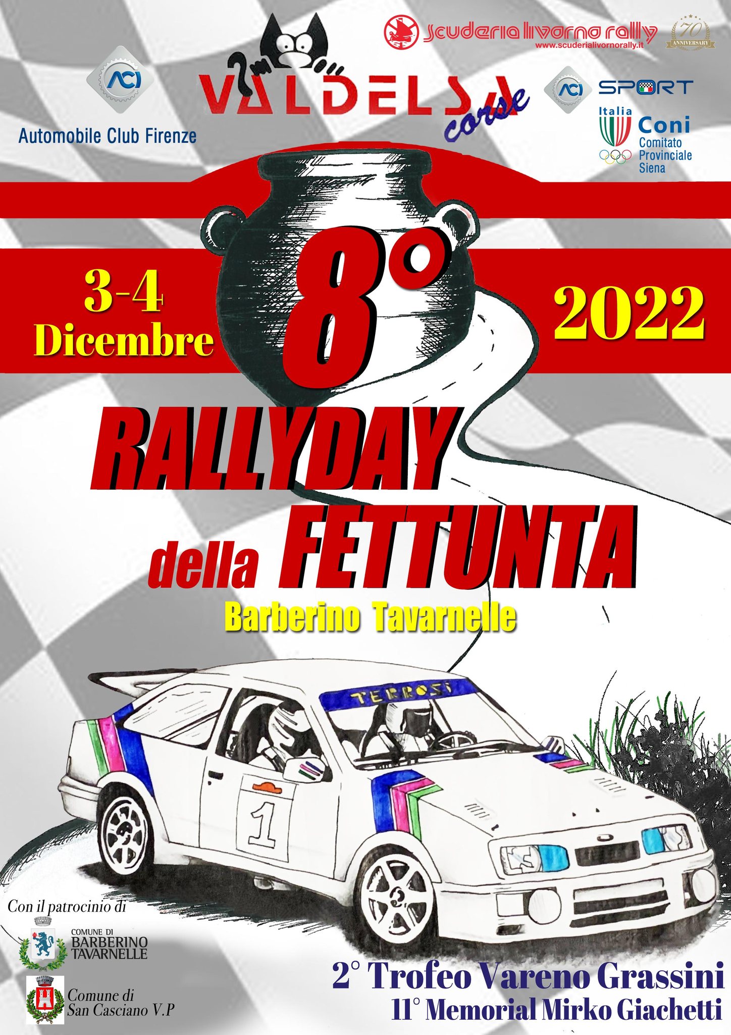 Locandina 8° Rallyday della Fettunta 2022