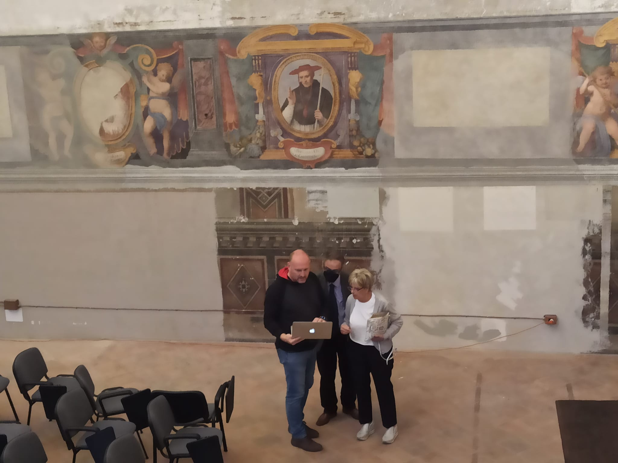 immagine restauro affreschi Veli Badia a Passignano_2