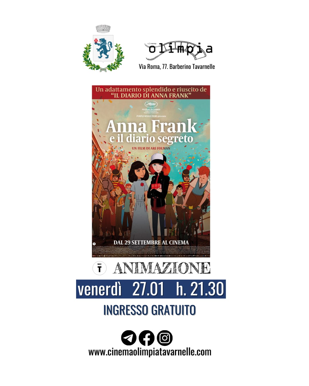 Locandina film Anna Frank e il diario segreto