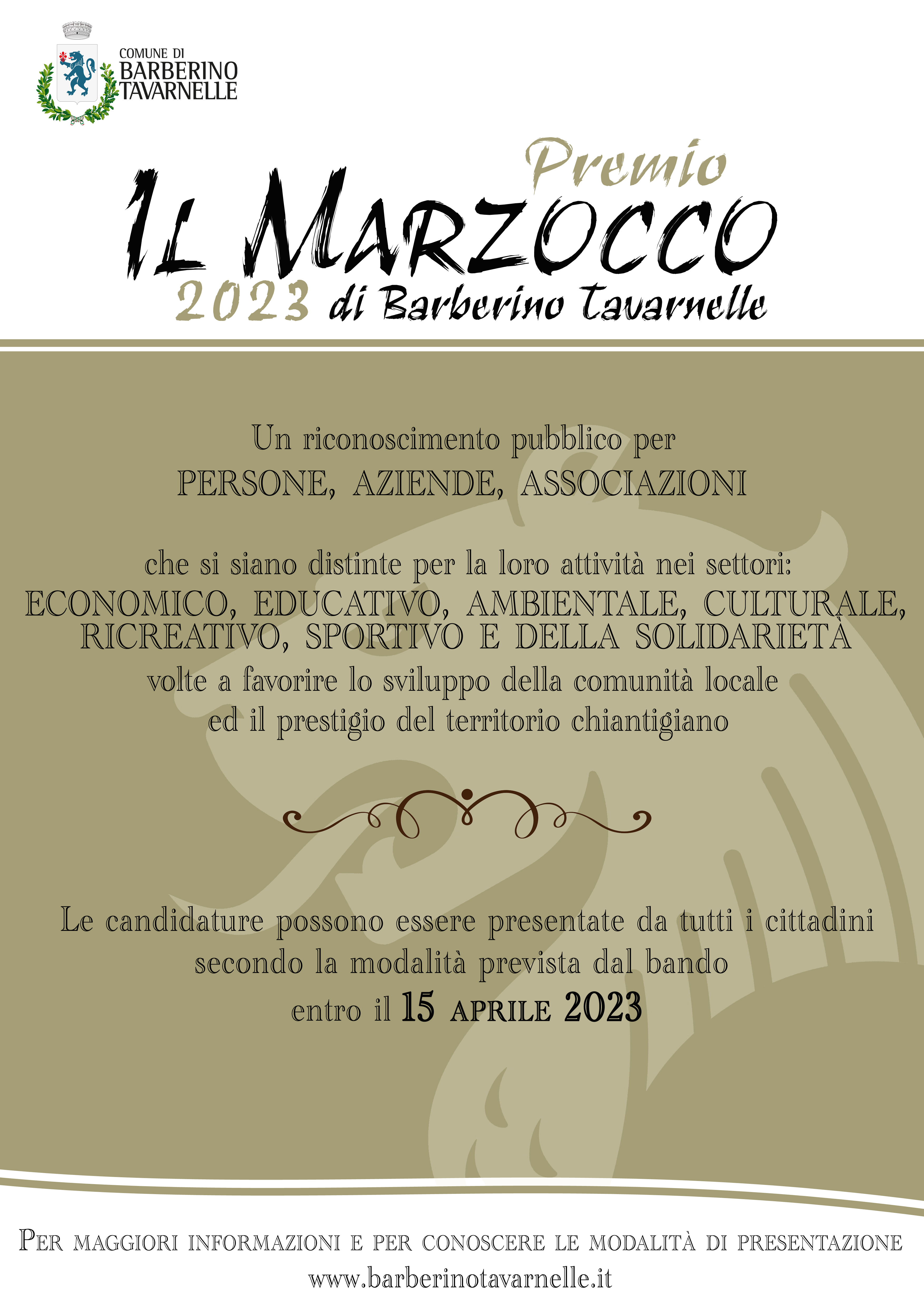 locandina Premio Marzocco
