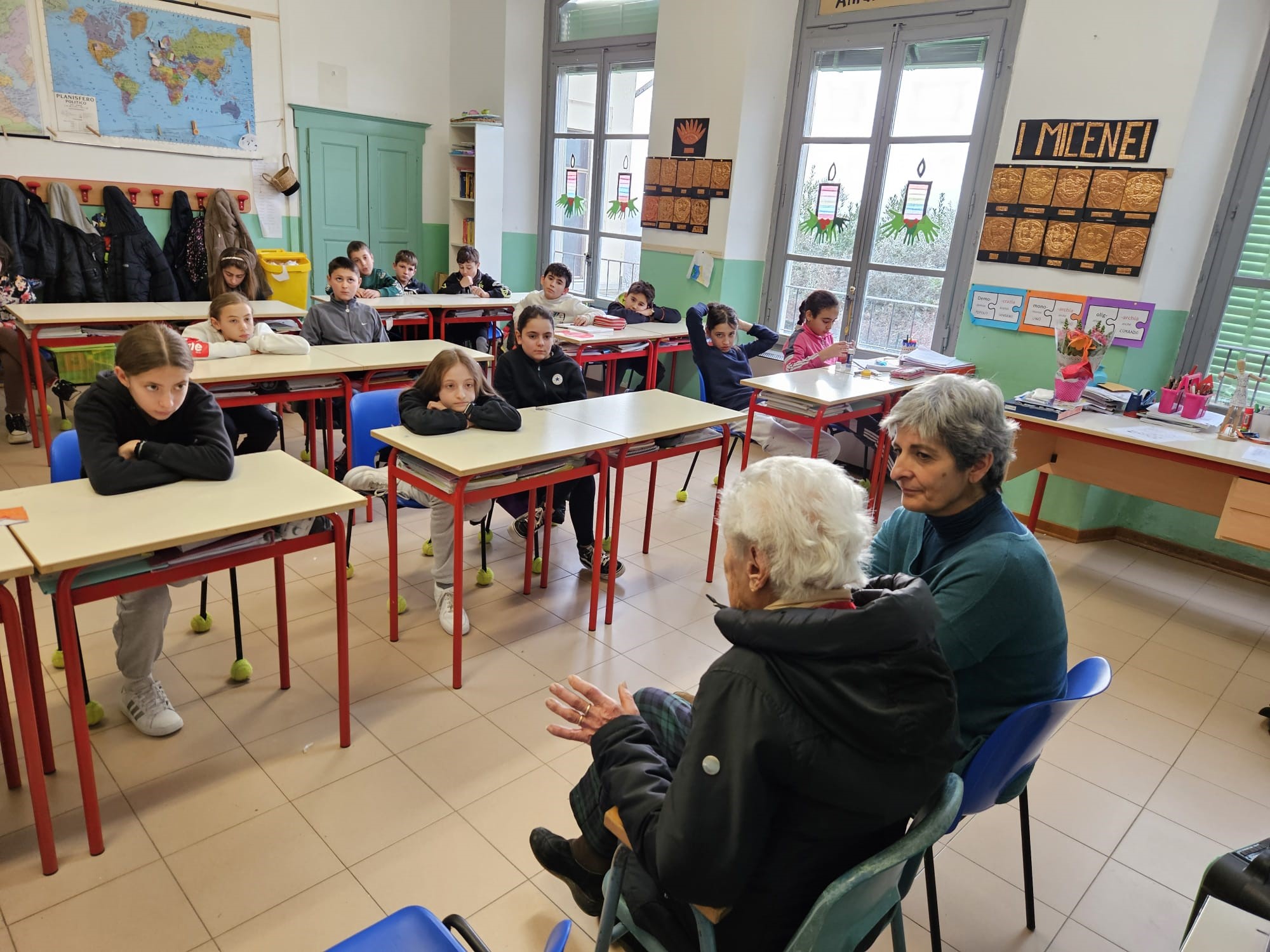 immagine Mirella Lotti a scuola_scuola primaria San Donato in Poggio_1